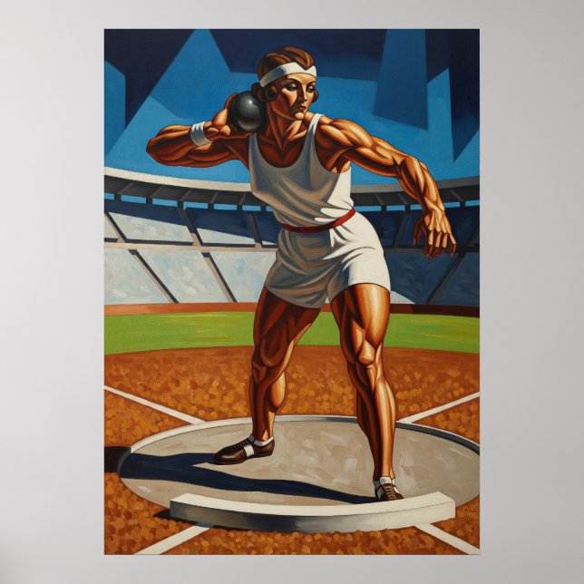 Poster LA LANCEUSE DE POIDS (O Êmbolo de Tiros) (Frente)