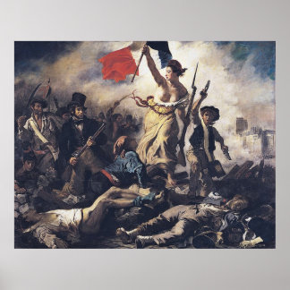 Pôster La liberté guidant le peupl por Eugène Delacroix