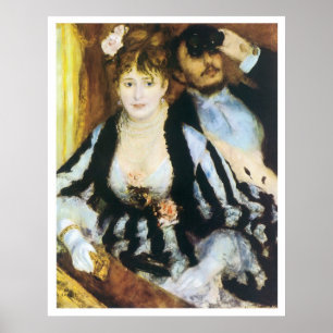 Pôster La Loge, Pierre-Auguste Renoir 1874