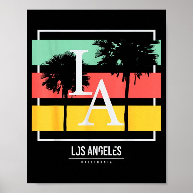 Poster La Los Angeles California  (Frente)