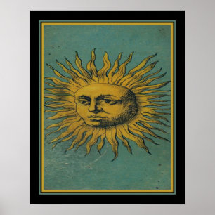 Poster "La Lumiere" Vintage Tarot