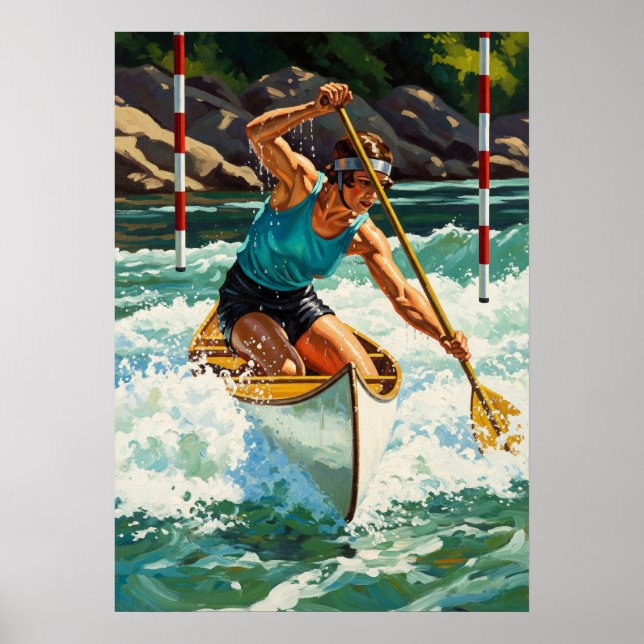 Poster LA MANEUVER DU CANOË (Manobra Canoe) (Frente)