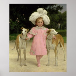 Pôster La março de Alice Antoinette de, envelhecido cinc