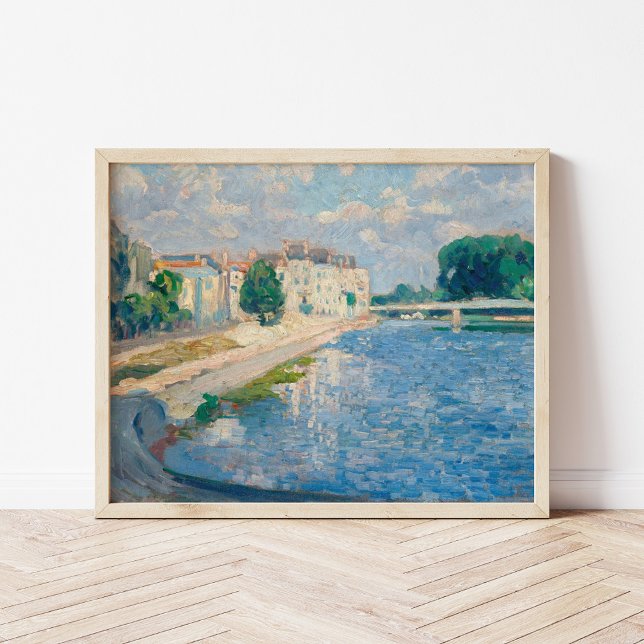 Poster La Marne à Lagny | Henri Lebasque (Criador carregado)