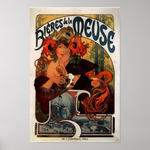 Poster La Meuse de Bieres De
