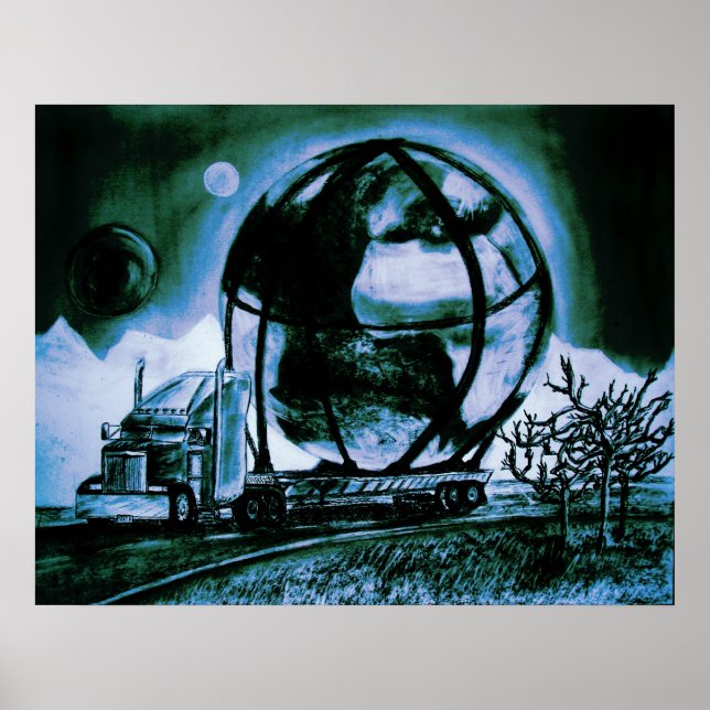 Poster La Mixta Trucking (Frente)