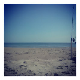 Pôster Lá na Praia