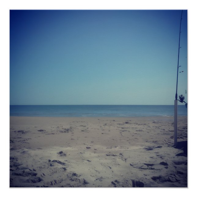 Pôster Lá na Praia (Frente)