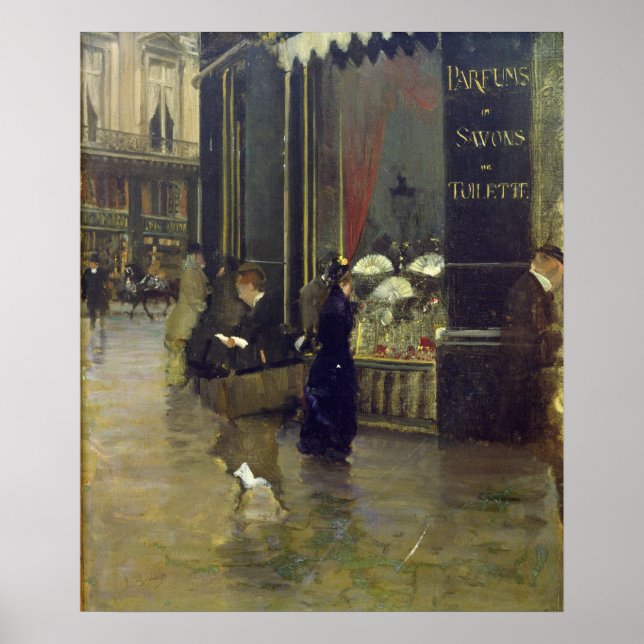 Pôster La Parfumerie Viollet, Boulevard des Capucines (Frente)