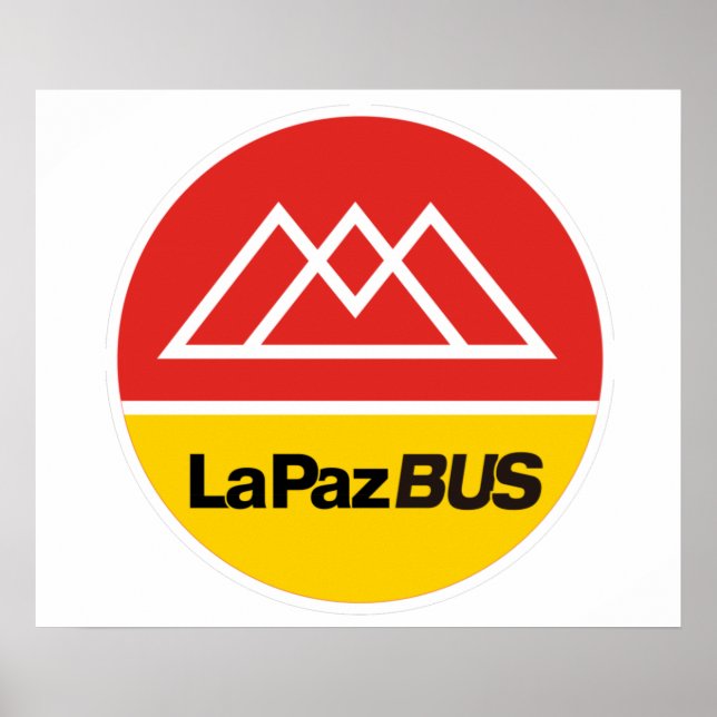 Poster La Paz bus (Frente)