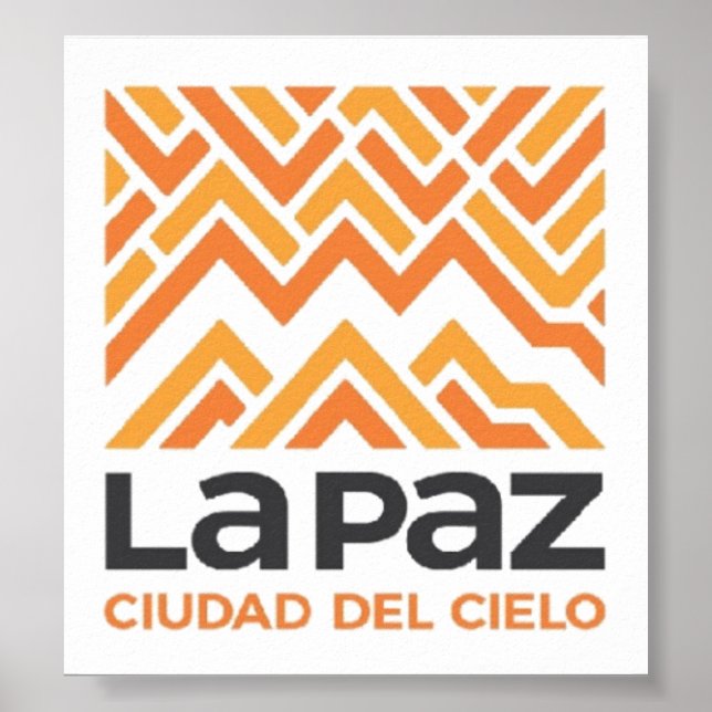Poster La Paz ciudad del cielo (Frente)