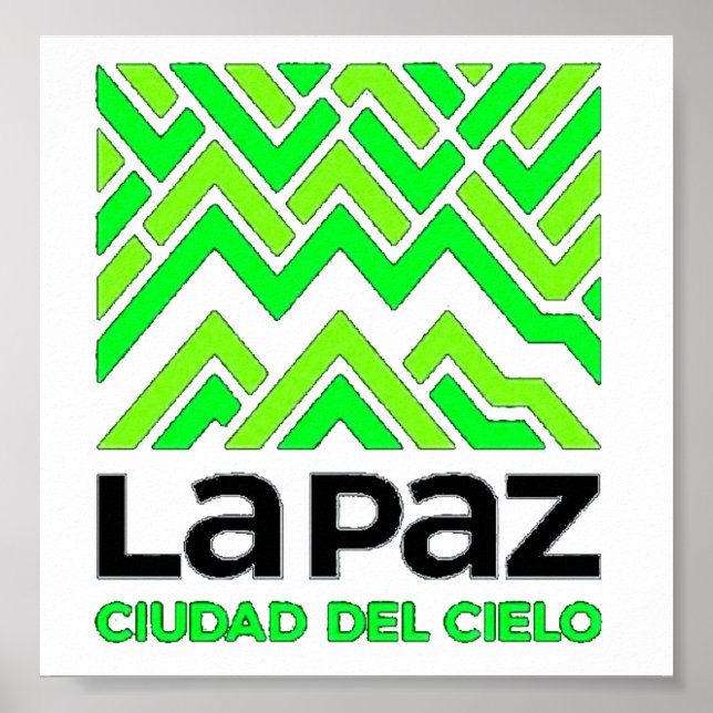 Poster La Paz ciudad del cielo (Frente)