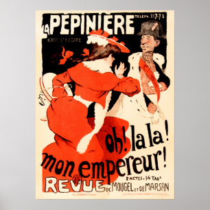 Poster LA PEPINIERE Meu Imperador! Anúncio de Teatro Fra