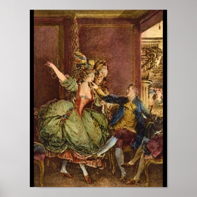 Poster La Petite Loge", Jean Michel_Engravings (Frente)