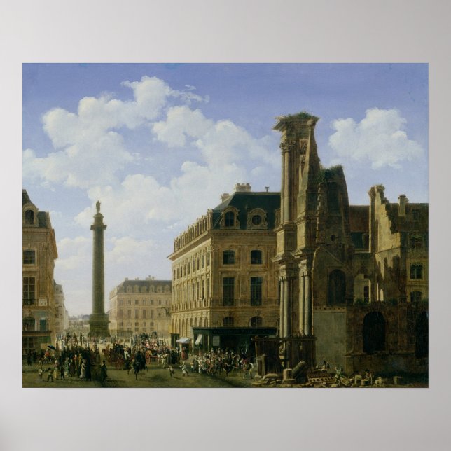 Pôster La Place Vendome, 1808 (Frente)