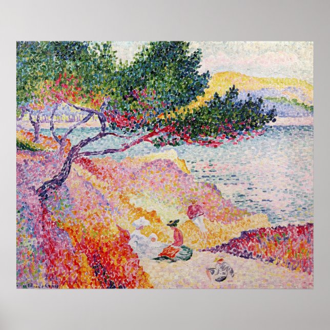 Pôster La Plage de Santo-Clair, 1906-07 (Frente)