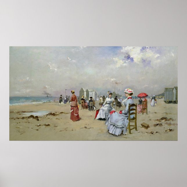 Poster La Plage de Trouville (Frente)