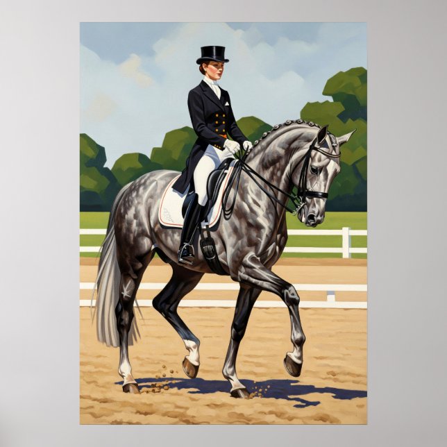 Poster LA PRÉCISION DU DRESSAGE (O Dressage Precision) (Frente)