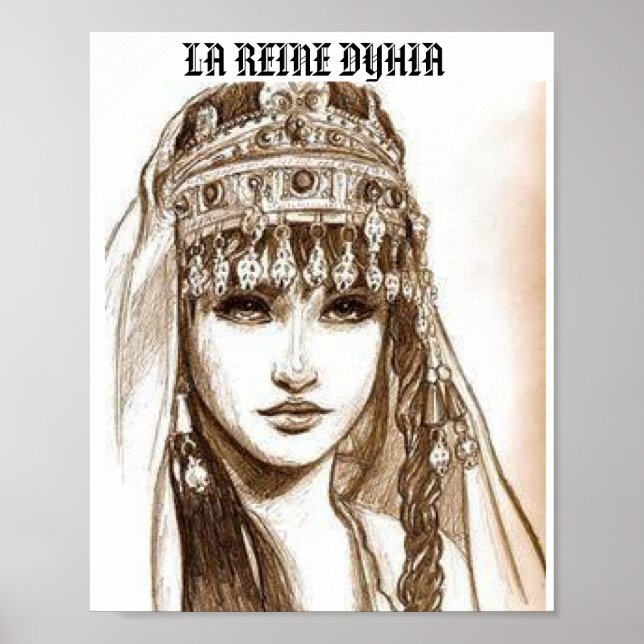 POSTER LA REINE DIHYA (Frente)