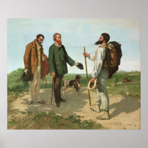 Pôster La Rencontre, ou Monsieur Courbet de Bonjour, 1854