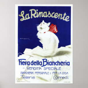 Poster LA RINASCENTE Linen Fair Department Store