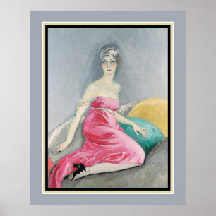 Poster "La Robe Rosa" por Kees van Dongen c.1919