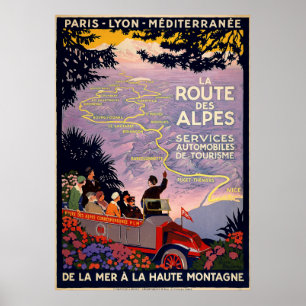 Pôster La route des Alpes