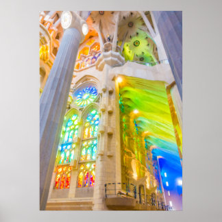 Poster La Sagrada Família - Barcelona, Espanha
