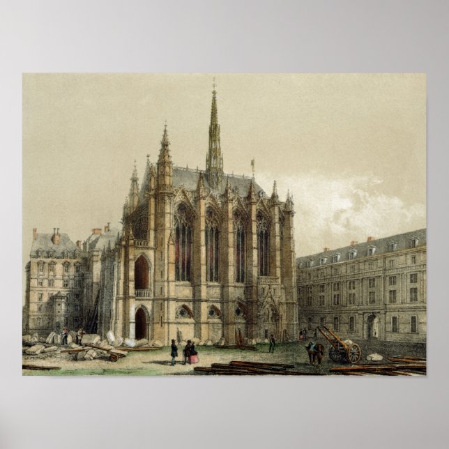 Pôster La Sainte Chapelle, Paris (Frente)