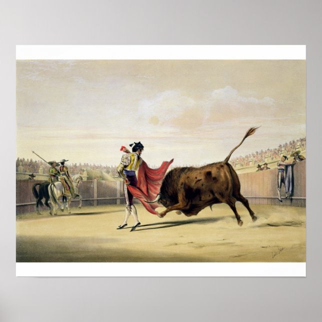 Pôster La Suerte de la Capa, 1865 (Frente)