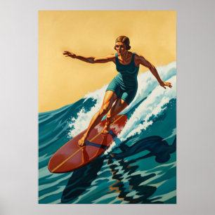 Poster LA SURFEUSE (Surfer)