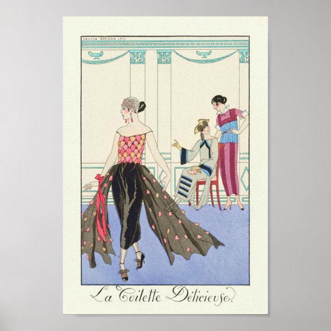 Poster La Toilette Délicieuse (1922) apresentada por Barb (Frente)