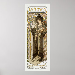 Poster La Tosca Alphonse Mucha Large