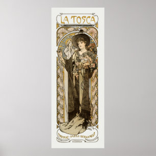 Poster La Tosca Alphonse Mucha Large