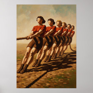 Poster LA VICTOIRE À L'ARRACHÉ (Vitória do Touro da Guerr