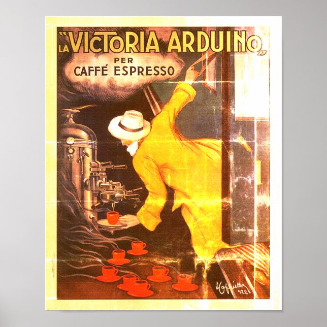 Poster La Victoria Arduino Caffe Expresso Itália - Advert (Frente)