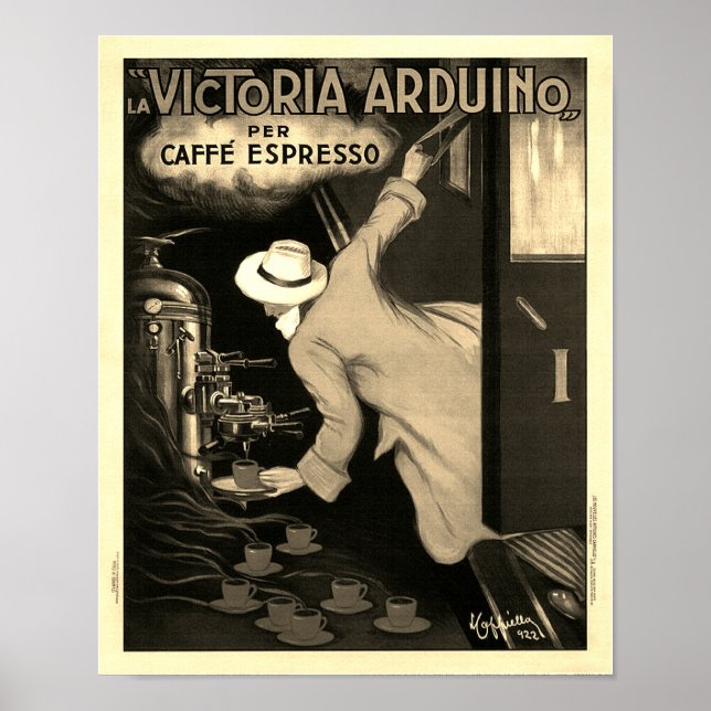 Poster La Victoria Arduino Caffe Expresso Italy - Advert (Frente)