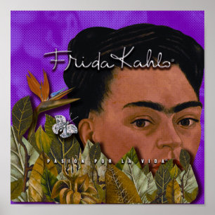 Pôster La Vida de Frida Kahlo Pasion Por