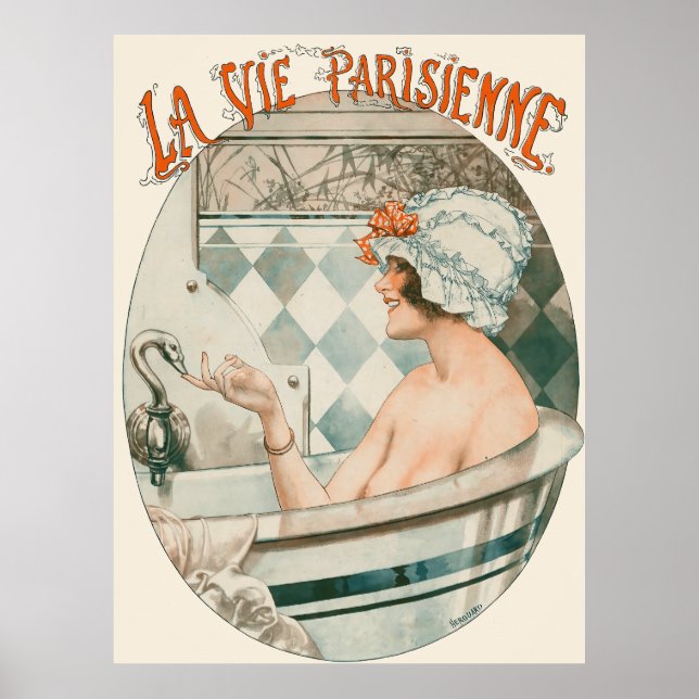 Poster La vie parisienne - A Paris-les-Bains (Frente)
