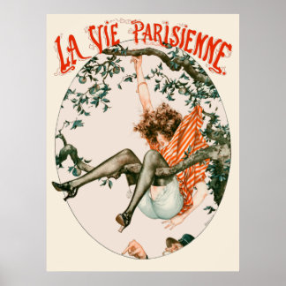 Poster La Vie Parisienne - Au paradis normand