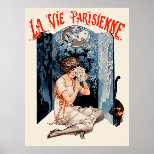 Poster La Vie Parisienne - Le livre défendu (Frente)