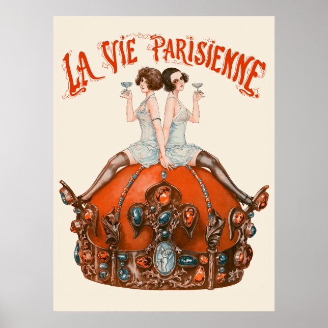 Poster La Vie Parisienne - Le Roi boit! (Frente)