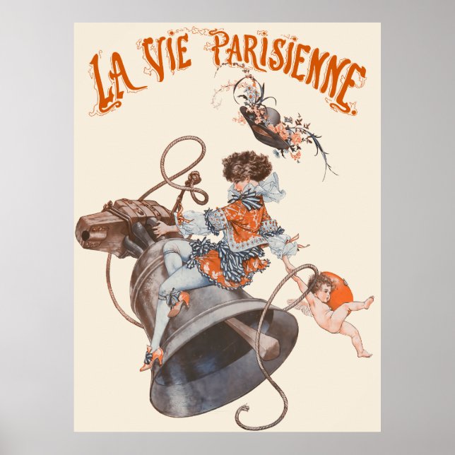 Poster La vie parisienne - Les cloches de Pâques não rame (Frente)