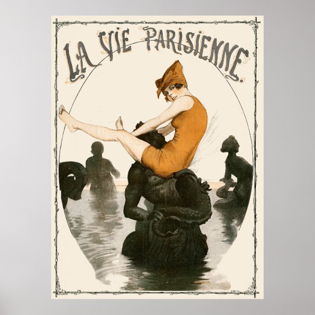 Poster La Vie Parisienne - Paris Port de Mer Concorde (Frente)