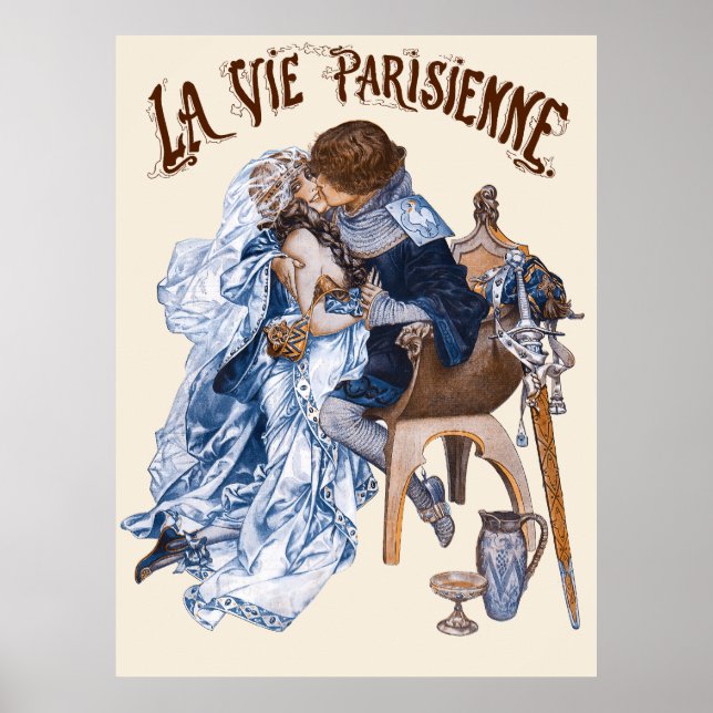 Poster La Vie Parisienne - Permissionnaire de la Class da (Frente)
