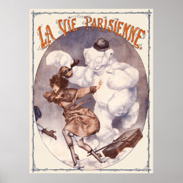 Poster La Vie Parisienne - Sauve Qui Peut! Voici L'Hiver