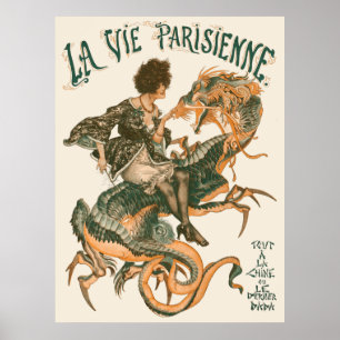 Poster La Vie Parisienne - Tout à la Chine ou le Dernier