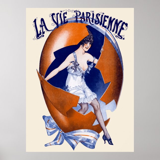 Poster La Vie Parisienne - Un Cadeau des Cloches (Frente)