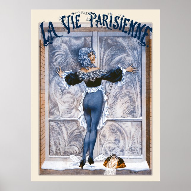Poster La Vie Parisienne - Un Luxe Qui ne Coute Rien (Frente)