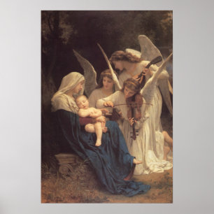 Poster La Vierge Anges auxiliar